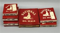 Vintage National Oil Seals - NOS