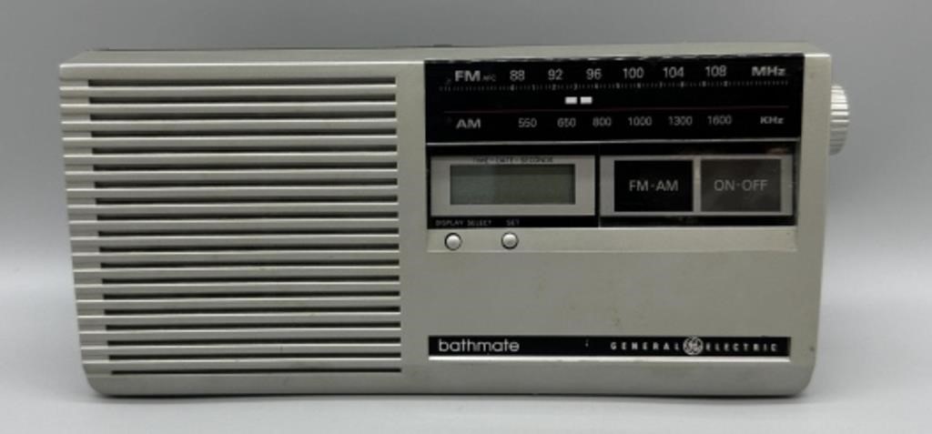 General Electric Bathmate Clock Radio