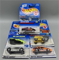 (5) Hot Wheels Collector Cars -1990s