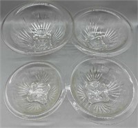 1930s Depression Glass Mixing Bowls (4)