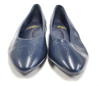 Soft Flexible Women's Shoes, 10W Navy