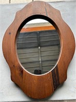 Cornwall Industries Oval Wood Framed Mirror