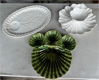 Ceramic Serving Tray Lot
