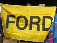 5’x 3’ Ford Yellow and Black Flag