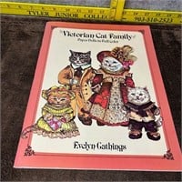 Victorian Cat Family Paper Dolls