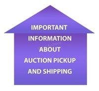 *** SHIPPING & PICK-UP INFORMATION ***