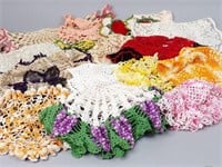 Larger Round Crocheted Doilies