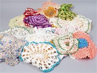 Large Lot of Small Round Doilies