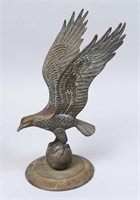 Brass Eagle Figurine on Base
