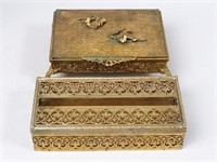 Hollywood Regency Jewelry & Tissue Boxes