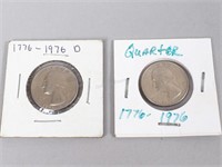 Pair of Bi-Centennial Quarters