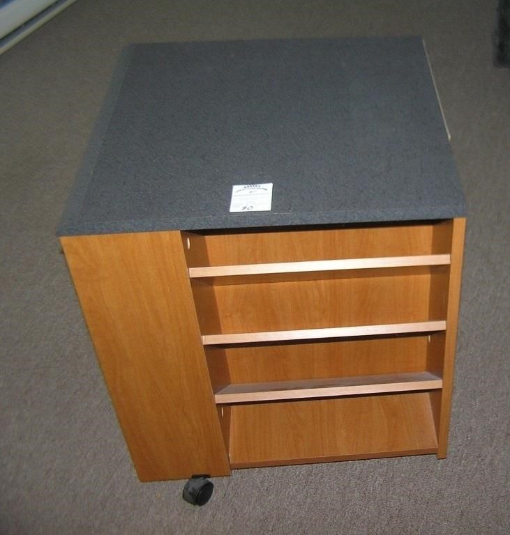 Maple entertainment stand