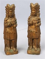 Pair of Vintage Native American Bookends