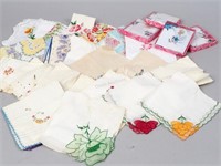 Lot of Vintage Handkerchiefs