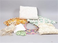 Crocheted Doilies and Tablecloths