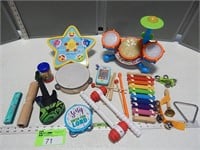 Toy musical instruments and other toys