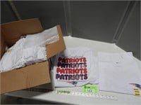 Patriots t-shirts with tags; approx. 24 size women