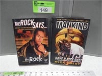 2 Hardcover All-Star Wrestling books