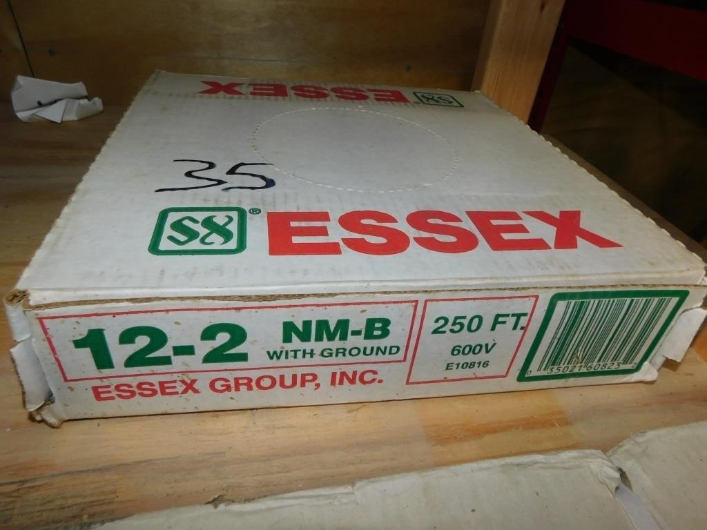 BOX OF 12-2 WITH GROUND WIRE