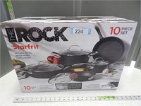The Rock Starfrit cookware set; appears NIB