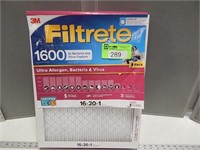 3 Pack furnace filters; size: 16x20x1
