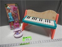 B Toys keyboard; Barbie and more