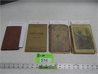 Antique books; some may be in German