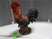 Resin rooster; approx 19" tall