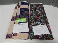 2 Bolts of VIP Cranston Fabric floral panel and ba