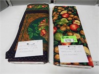 2 Bolts VIP Cranston Fabric; apple panel and apple