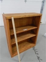Wood shelf; approx. 30"x10"x36" high
