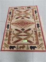 Floor rug; approx. 4'x6'