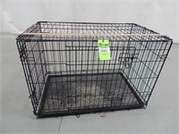 Collapsible pet kennel; approx. 36" x22" x24" H