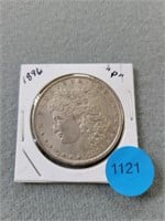 1896 Morgan dollar.   Buyer must confirm all curre