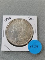 1886 Morgan dollar.   Buyer must confirm all curre