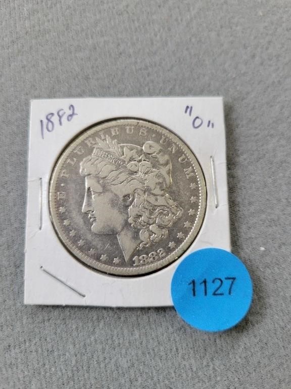 1882o Morgan dollar.   Buyer must confirm all curr
