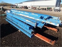 Pallet racking; including 5 end pieces; 90" H x 4