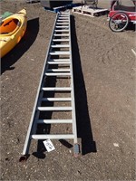 32' Aluminum extension ladder; shepherd's hook and