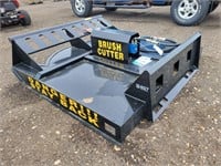 Brush cutter with 6' skid steer attachment; new