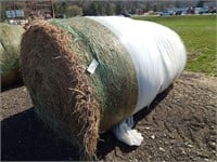 2 Bales of grassy alfalfa mix; 1 money buys both b