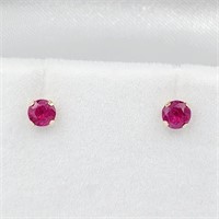 10KT Yellow Gold Natural Enhanced Ruby (0.32ct)