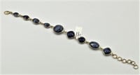 Sterling Silver Natural Enhanced Sapphire (21ct)