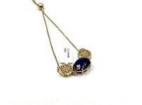 Sterling Silver Gold Plated Natural Lapis (5.1ct)