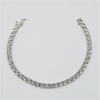 Sterling Silver Diamond (0.50ct) Bracelet, W/A