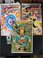 Lot of 3 SUPERMAN Action DC Comic Books