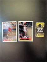 Lot of 2 Michael Jordan NBA Basketball Cards