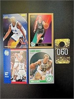 Lot of 4 NBA Cards - Shaquille O'Neal & Larry Bird
