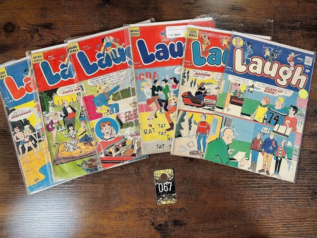 Lot of 6 LAUGH Archie Series Comic Books