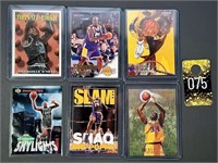 Lot of 6 Shaquille O'Neal Basketball Cards