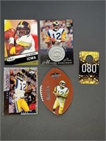 Lot of 4 Brad / Tony Banks NFL Football Cards